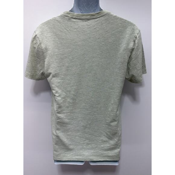 Lucky Brand Textured T Shirt Mens Size Small Green Short Sleeve California - Picture 2 of 5